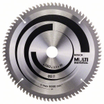 Pjovimo diskas medienai Bosch MULTI MATERIAL; 260x3,2x30,0 mm; Z80; -5&deg;