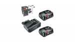 Priedų rinkinys Bosch Starter Set 18V; 18 V; 2x2,5 Ah akum.