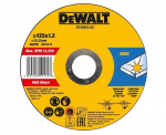 Pjovimo diskas DeWalt DT43922-QZ; 125x22,23x1,2 mm; 10 vnt.