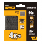 &Scaron;lifavimo tinklelis DeWalt DTM8664-QZ; 115x115 mm; K60; 5 vnt.