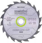 Pjovimo diskas medienai Metabo 628295000; DI; 165x20 mm; Z36; 15&deg;