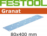 &Scaron;lif. popierius vibro &scaron;lifuokliui Granat; 80x400 mm; P180; 50 vnt.