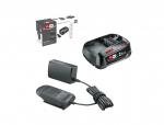 Priedų rinkinys Bosch Starterset 18V Alliance; 18 V; 1x2,5 Ah akum.
