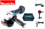 Kampinis &scaron;lifuoklis Makita DGA506ZJ; 18 V (be akumuliatoriaus ir pakrovėjo)