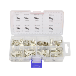 Rinkinys laidų antgaliams užspausti AWTools AW18340; 65 vnt.