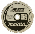 Pjovimo diskas laminatui Makita; 260x2,5x30,0 mm; Z84; 5&deg;