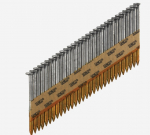 Vinys Senco GC57ASBKR; 2,87x75 mm; 34&deg;; 2000 vnt.; kar&scaron;tai cinkuotos