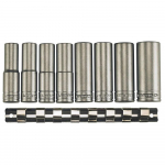 Sukimo galvučių komplektas Teng Tools M1208-6; 1/2''; 8 vnt.