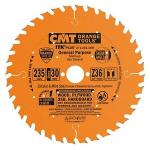 Pjovimo diskas medienai CMT 271; 235x2,4x30,0 mm; Z36; 18&deg;