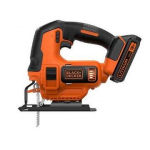 Akumuliatorinis siaurapjūklis Black & Decker BDCJS18-QW; 18 V; 1x1,5 Ah akum.