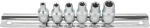 Galvučių komplektas Condor Werkzeug C22401; 1/4''; E4-E10; 6 vnt.