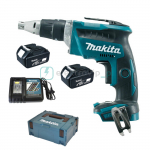 Suktuvas Makita DFS452RFE; 18 V; 2x3,0 Ah akum.