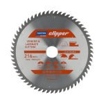 Pjovimo diskas medienai Norton Clipper; 216x30 mm; Z60