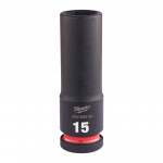Smūginė sukimo galvutė Milwaukee Shockwave; 1/2''; 15 mm