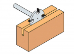 Diskinė griovelių freza Virutex MD; 41x3 mm; Z4