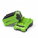 Akumuliatorius Greenworks GSK40B2; 40 V; 2,0&nbsp;Ah; Li-ion + pakrovėjas