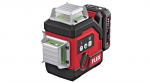 Kryžminis lazerinis nivelyras Flex ALC 3/360-G/R 12; 12 V; 1x2,5 Ah akum.