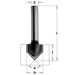 V formos griovelių freza CMT Contractor K958-110; S=8 mm; D=11 mm
