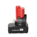 Akumuliatorius Ahlio 10.8/12 V; 4,0 Ah; Li-ion; tinka Milwaukee įrankiams