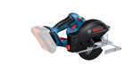 Akumuliatorinis diskinis pjūklas Bosch GKM 18V-50 Professional; 18 V; 2x5,0 Ah akum.