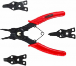 Replės žiedams AWTools AW16600BL; 160 mm; 4 vnt.