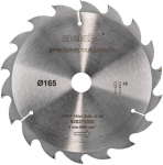 Pjovimo diskas medienai Metabo 628272000; 165x20 mm; Z18; 20&deg;
