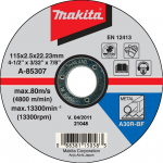 Abrazyvinis pjovimo diskas Makita; 115 mm metalui