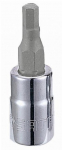 Galvutė su antgaliu Sata S21203; 1/4''; HEX5
