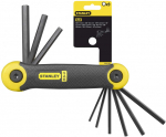 &Scaron;e&scaron;iakampių raktų rinkinys Stanley Hex 2-69-265; 9 vnt.