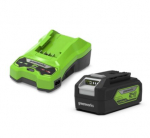 Akumuliatorius Greenworks GSK24B4; 24 V; 4,0&nbsp;Ah; Li-ion + pakrovėjas