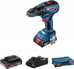 Suktuvas-gręžtuvas Bosch GSB 18V-50; 18 V; 1x2,0/5,0 Ah akum.