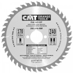 Pjovimo diskas medienai CMT 292; 170x2,6x30; Z40; 15&deg;