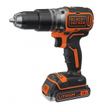 Suktuvas-gręžtuvas Black & Decker BL188E2K-QW; 18 V; 2x2,5 Ah akum.