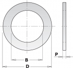 Redukcinis žiedas CMT 299.405.00; 1,6x25,4x30 mm