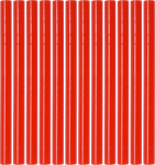 Klijų strypeliai Yato YT-82442; 7,2x100 mm; 12 vnt.; raudoni