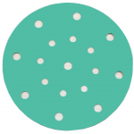 &Scaron;lifavimo popierius Klingspor PS 77 CK; GLS51; 150 mm; P80; 100 vnt.