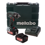 Smūginis veržliasūkis Metabo SSW 18 LTX 400 BL; 18 V; 2x5,2 Ah akum.