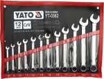 Raktų rinkinys Yato YT-0362; 8-24 mm; 12 vnt.