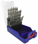 Grąžtų metalui rinkinys Tivoly 11457070017; 1-13 mm; 25 vnt.