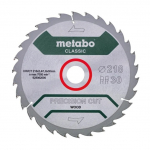Pjovimo diskas medienai Metabo HW/CT PRECISION CUT WOOD - CLASSIC; 216x30x30 mm; 22&deg;