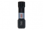 Sukimo antgalis Bosch Impact Control; T40; 25 mm; 2 vnt.