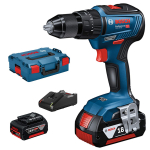 Smūginis suktuvas-gręžtuvas Bosch GSB 18V-55; 18 V; 2x4,0 Ah akum. + L-Boxx