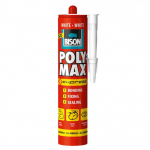 Hermetikas vidaus ir lauko darbams Bison 1190903 Poly Max; 280 ml; baltas