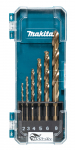 Grąžtų metalui rinkinys Makita D-75758; HSS-CO; 2-8 mm; 6 vnt.