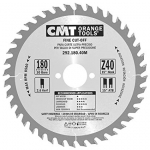 Pjovimo diskas medienai CMT 292; 180x2,6x30; Z40; 15&deg;