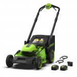 Akumuliatorinė savaeigė vejapjovė Greenworks LM5102SA3; 48 V; 51 cm; 2x6,0 Ah akum.