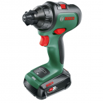 Suktuvas-gręžtuvas Bosch AdvancedDrill 18; 18 V; 2x2,5 Ah akum.