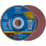 Vėduoklinis &scaron;lifavimo diskas PFERD 444627; 125 mm; P80