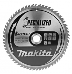 Pjovimo diskas medienai Makita EFFICUT; 260x2,15x30,0 mm; Z63; 10&deg;