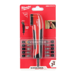 Sukimo antgalių kampinis laikiklis Milwaukee 4932471274 + antgaliai